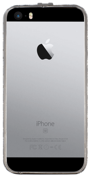Apple iPhone 5S bumper strasszköves szürke