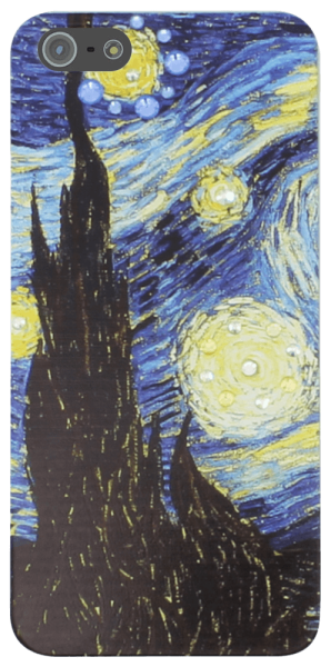 Apple iPhone 5 kemény hátlap festmény mintájú színes