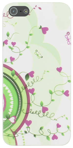 Apple iPhone 5 kemény hátlap virágmintás színes