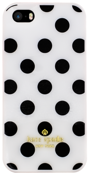 Apple iPhone 5S kemény hátlap pöttyös mintás rózsaszín/fehér