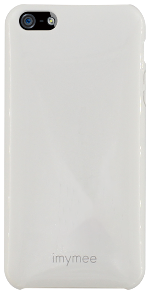 Apple iPhone 5 kemény hátlap gyári imYmee íves fehér