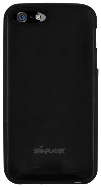 Apple iPhone SE (2016) kemény hátlap szilikon betét fekete