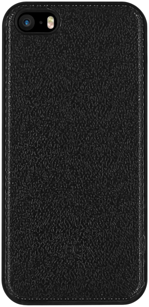 Apple iPhone 5S kemény hátlap gyári 5G szilikon keret fekete