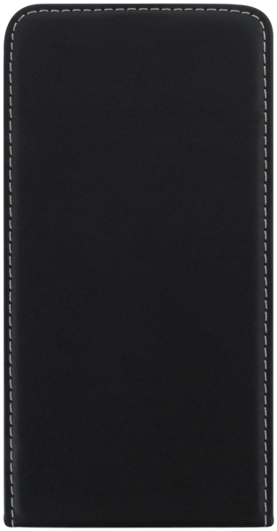 Apple iPhone 14 Plus lenyíló flipes bőrtok fekete