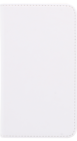 Apple iPhone X oldalra nyíló flipes bőrtok asztali tartó funkciós fehér