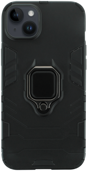 Apple iPhone 14 Plus ütésálló tok légpárnás sarkas, hibrid Ring Armor fekete