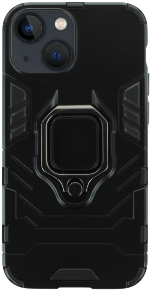 Apple iPhone 13 Mini ütésálló tok légpárnás sarkas, hibrid Ring Armor fekete