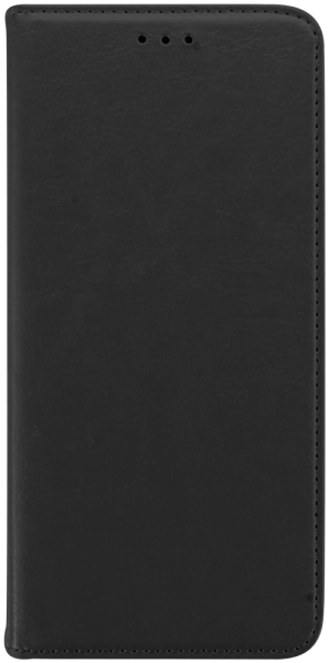 Apple iPhone 13 Pro Max oldalra nyíló flipes bőrtok valódi bőr fekete