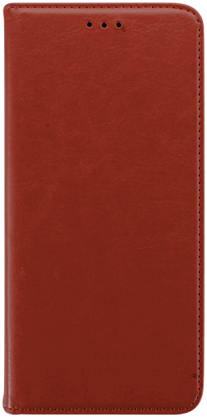 Apple iPhone 13 Pro Max oldalra nyíló flipes bőrtok valódi bőr barna