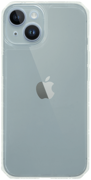 Apple iPhone 14 szilikon tok közepesen ütésálló légpárnás keret kameravédővel átlátszó