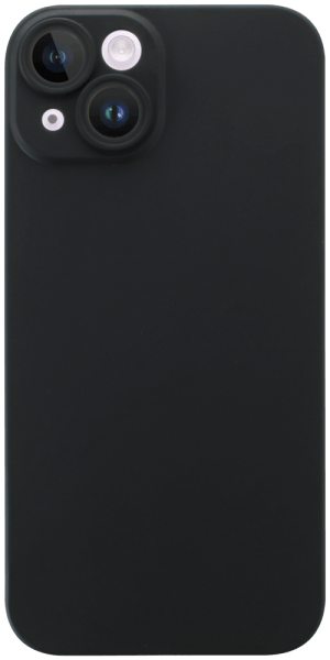 Apple iPhone 14 szilikon tok kameravédővel matt fekete