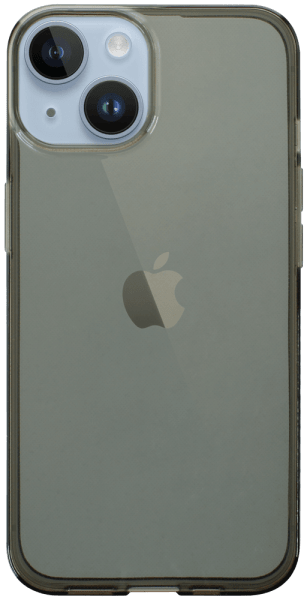 Apple iPhone 14 szilikon tok átlátszó füstszínű