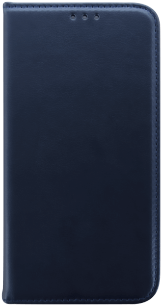 Apple iPhone 15 oldalra nyíló flipes bőrtok asztali tartó funkciós sötétkék