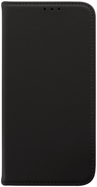 Apple iPhone 15 Pro oldalra nyíló flipes bőrtok valódi bőr fekete