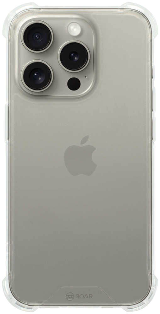 Apple iPhone 15 Pro kemény hátlap gyári ROAR légpárnás sarok átlátszó