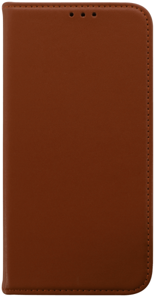 Apple iPhone 15 Pro oldalra nyíló flipes bőrtok valódi bőr barna