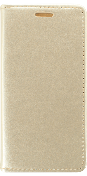 Apple iPhone SE (2022) oldalra nyíló flipes bőrtok asztali tartó funkciós arany