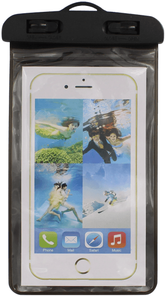 Apple iPhone 6 vízálló tok univerzális fekete
