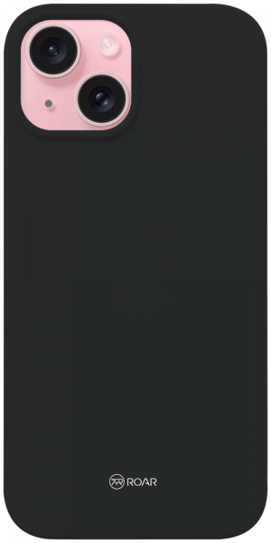 Apple iPhone 15 szilikon tok gyári ROAR fekete