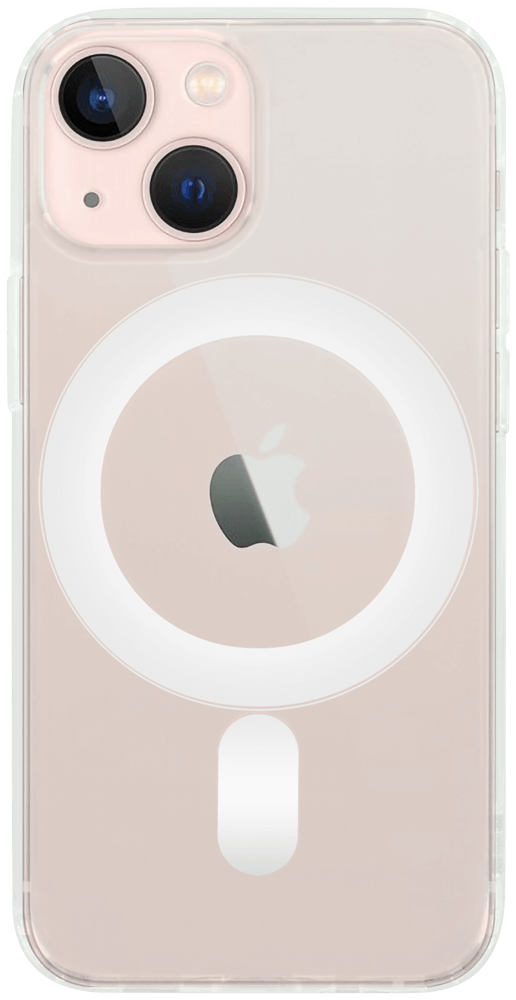 Apple iPhone 13 Mini kemény hátlap gyári MagSafe átlátszó