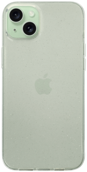 Apple iPhone 15 Plus szilikon tok csillogó átlátszó