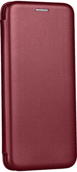 Apple iPhone 16 Pro oldalra nyíló mágneses flipes bőrtok prémium minőség bordó