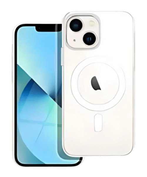 CLEAR MAG COVER Tok Kamera Védelemmel – MagSafe Kompatibilitás iPhone 14-hez Átlátszó Kivitelben
