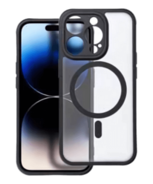 FULL MATTE MAG COVER tok – MagSafe kompatibilis védelem iPhone 14 Pro készülékhez, fekete színben