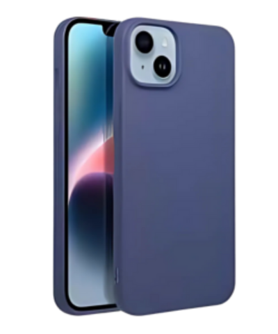 Apple iPhone 14 Plus szilikon tok matt sötétkék