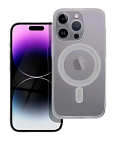 Apple iPhone 14 Pro szilikon tok gyári MagSafe kameravédővel átlátszó