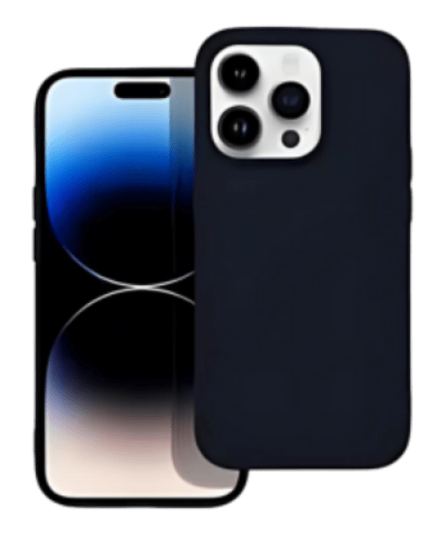 Apple iPhone 14 Pro szilikon tok matt fekete