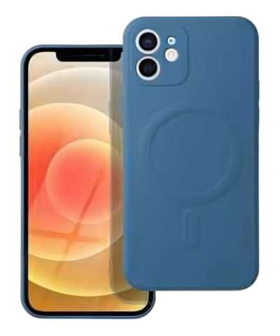 SILICONE MAG COVER tok – MagSafe Kompatibilis iPhone 12-hez, kék