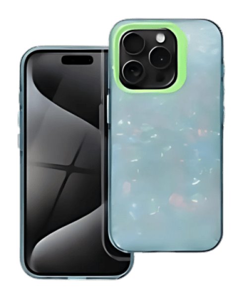 TUTTI FRUTTI tok iPhone 12 / 12 Pro-hoz, zöld - Stílusos és Tartós Védelem