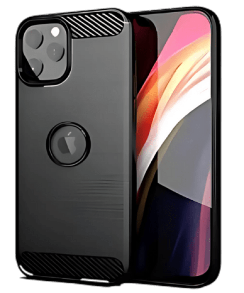 CARBON TOK iPhone 12 Pro Max-hoz, Fekete – Elegáns és Strapabíró Védelem