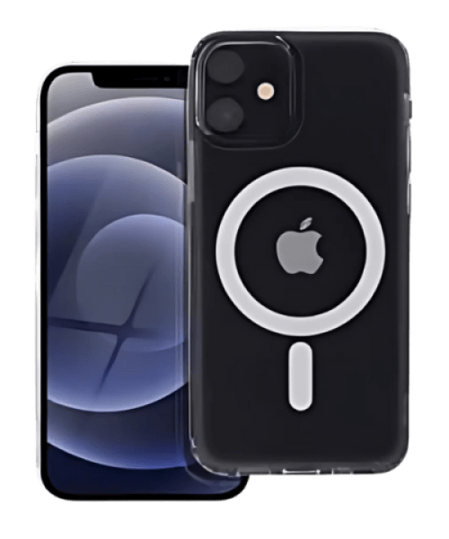 Frost Mag Cover – MagSafe Kompatibilis Tok iPhone 12-hez (Átlátszó)