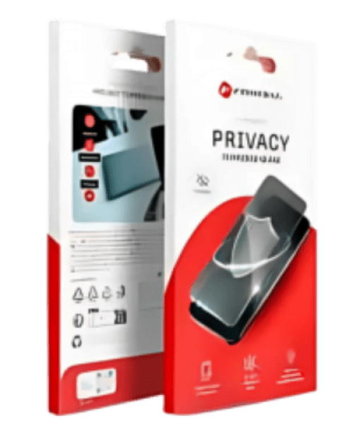 Forcell Adatvédelmi Üveg – iPhone 14 Pro Max-hoz, Fekete