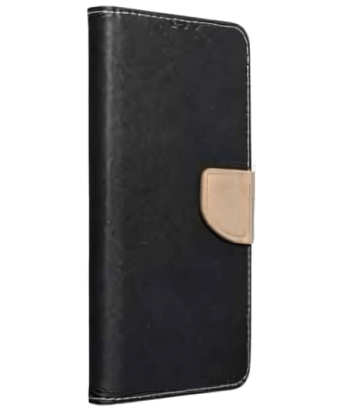 FANCY Book Tok – iPhone 15 Fekete/Arany színben