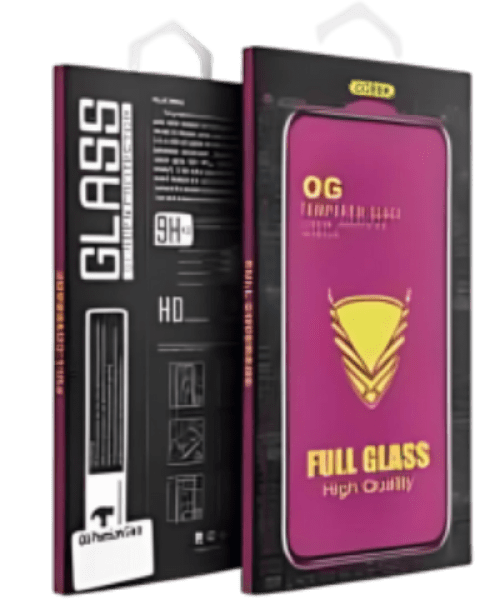 OG Premium Edzett Üveg – iPhone 14 Pro Max-hoz, Fekete