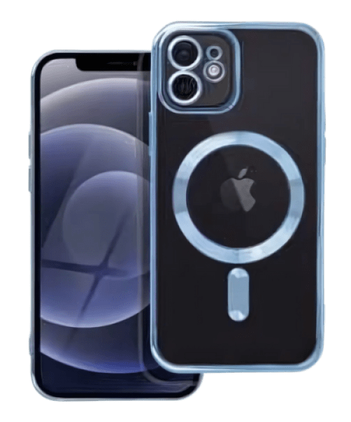 ELECTRO MAG COVER tok - MagSafe kompatibilis, IPHONE 12 Pro Max-hoz kék