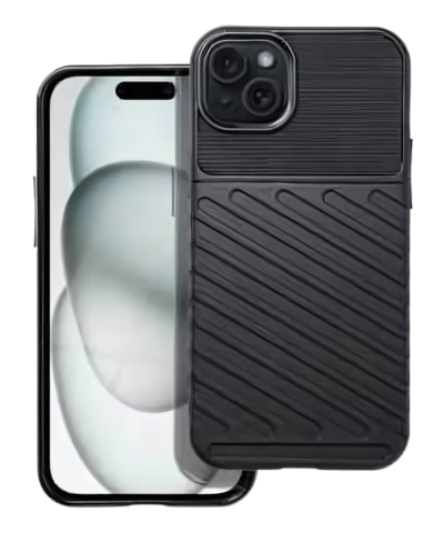 THUNDER tok – iPhone 15 Plus készülékhez fekete színben