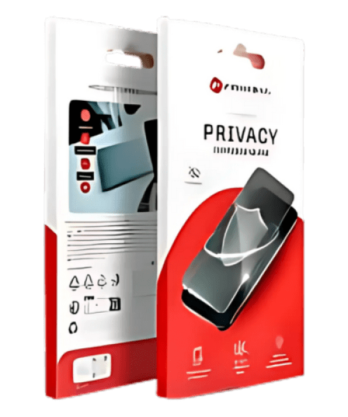 Forcell Privacy, Edzett üveg - Iphone 12 / 12 Pro készülékhez - fekete