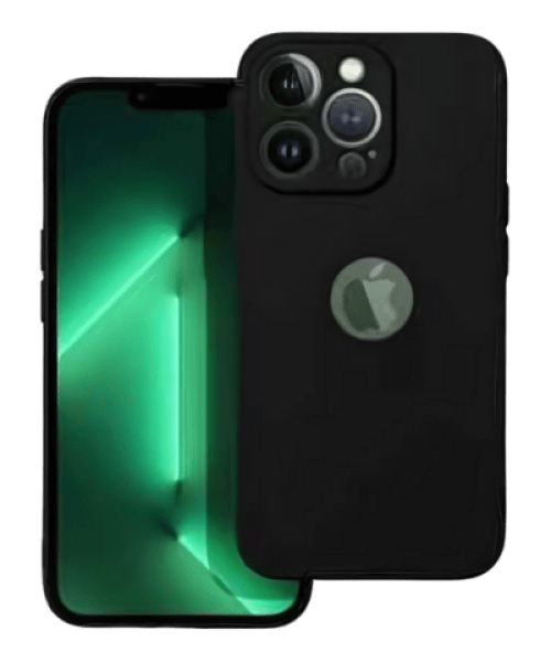 SOFT tok iPhone 13 Pro készülékhez – Klasszikus védelem fekete színben