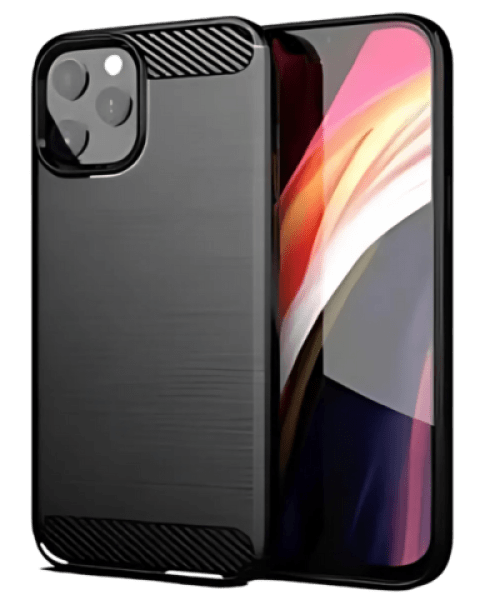CARBON tok iPhone 13 Pro készülékhez – Stílusos és ütésálló védelem fekete színben