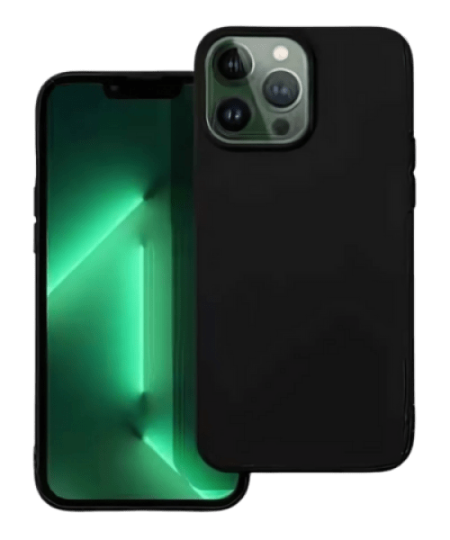 Apple iPhone 13 Pro Max szilikon tok matt fekete