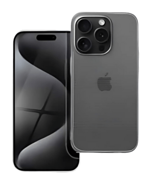 CLEAR Tok – Praktikus Védelem iPhone 15 Pro-hoz átlátszó színben