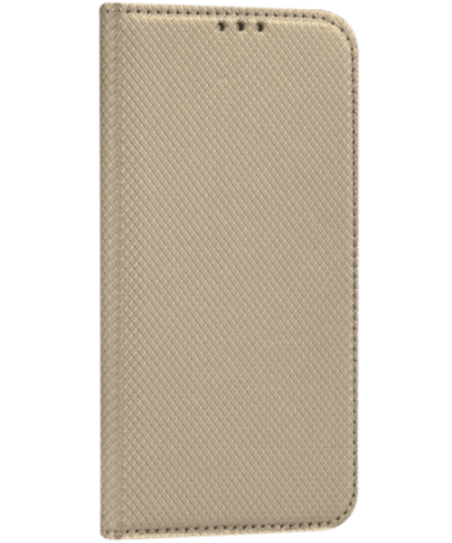 SMART CASE Book –Elegáns Védelem iPhone 15 Pro-hoz Arany Színben