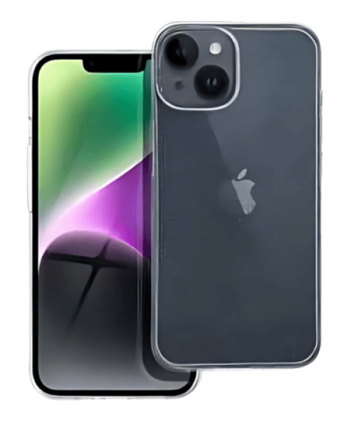 CLEAR Tok 2 mm Blink –Védelem iPhone 15 Plus-hoz csillogó átlátszó színben