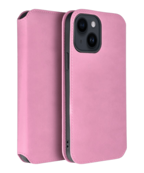 DUAL POCKET Tok iPhone 15 Plus –Elegancia és Védelem rózsaszín színben