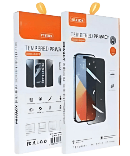 6D Pro Veason Adatvédelmi Üveg –iPhone 15 Plus-hoz fekete kerettel