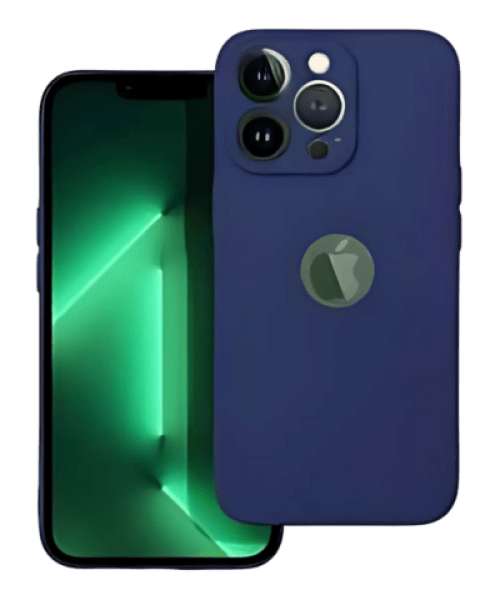 SOFT tok iPhone 13 Pro-hoz – Sötétkék elegancia és védelem